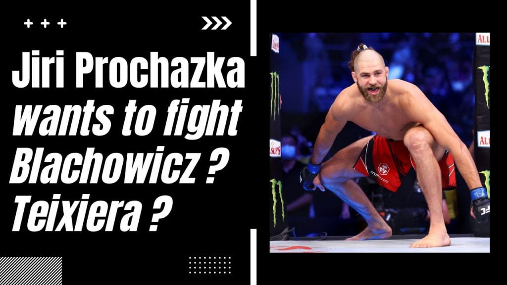 Jiri Prochazka Next Fight