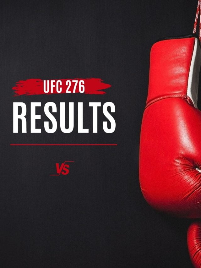 UFC 276 Results : Adesanya Vs. Cannonier