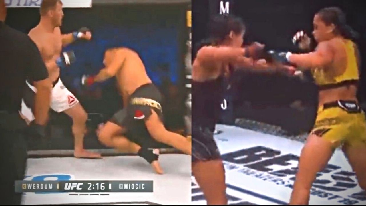 Watch how Amanda Nunes replicated Stipe Miocic's knockout of Fabricio Werdum at UFC 277